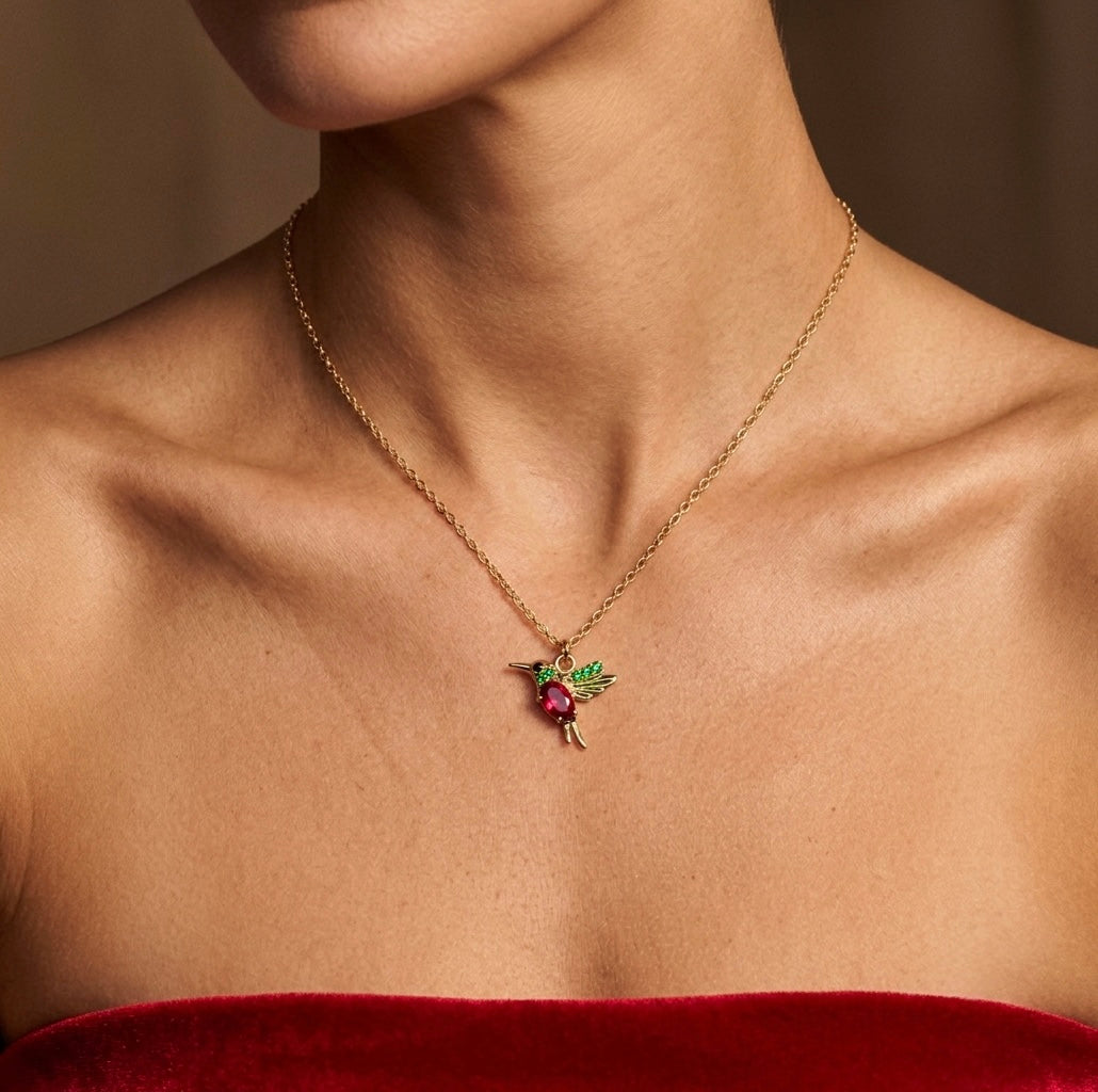 Hummingbird Pendant Necklace